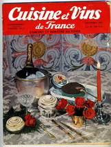 Cuisine et Vins de France Magazine December 1954 Comfort and Well-Being ... - £23.43 GBP