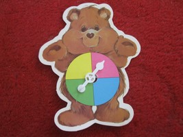 1984 Care Bears- Warm Feeling Board Game Replacement part: Bear Spinner - $4.00