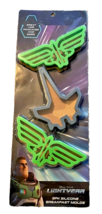 Disney Pixar Buzz Lightyear 3 Pack Silicone Breakfast Molds, New Unopened - $9.23