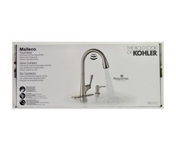 Liquidation Naiton Stainless Kohler Malleco Touchless Pull Down Kitchen Faucet - £169.65 GBP