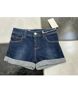 NWT 100% AUTH Gucci Kids Blue Denim Shorts W/Horsebit 341238 - £85.63 GBP