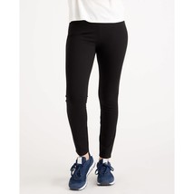 Quince Womens Ultra-Stretch Ponte Skinny Pant Pull On Black Tall L - £18.82 GBP