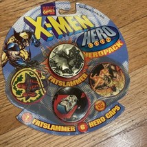Marvel Comics X-Men Hero Caps Set Legion Pack 1995 Toy Biz - POGS - £10.69 GBP
