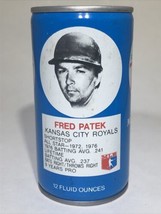 1977 Fred Patek Kansas City Royals RC Royal Crown Cola Can MLB All-Star ... - $8.95