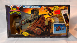 1992 Playmates Toys TMNT Movie 3 Turtlepult W/ Whit Action Figure Factory Sealed - £78.85 GBP