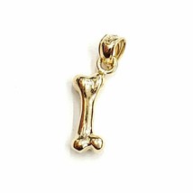 solid 2.00Ct dog bone 3D Charm fine jewelry Pendant 14k Yellow Gold Over - £51.73 GBP