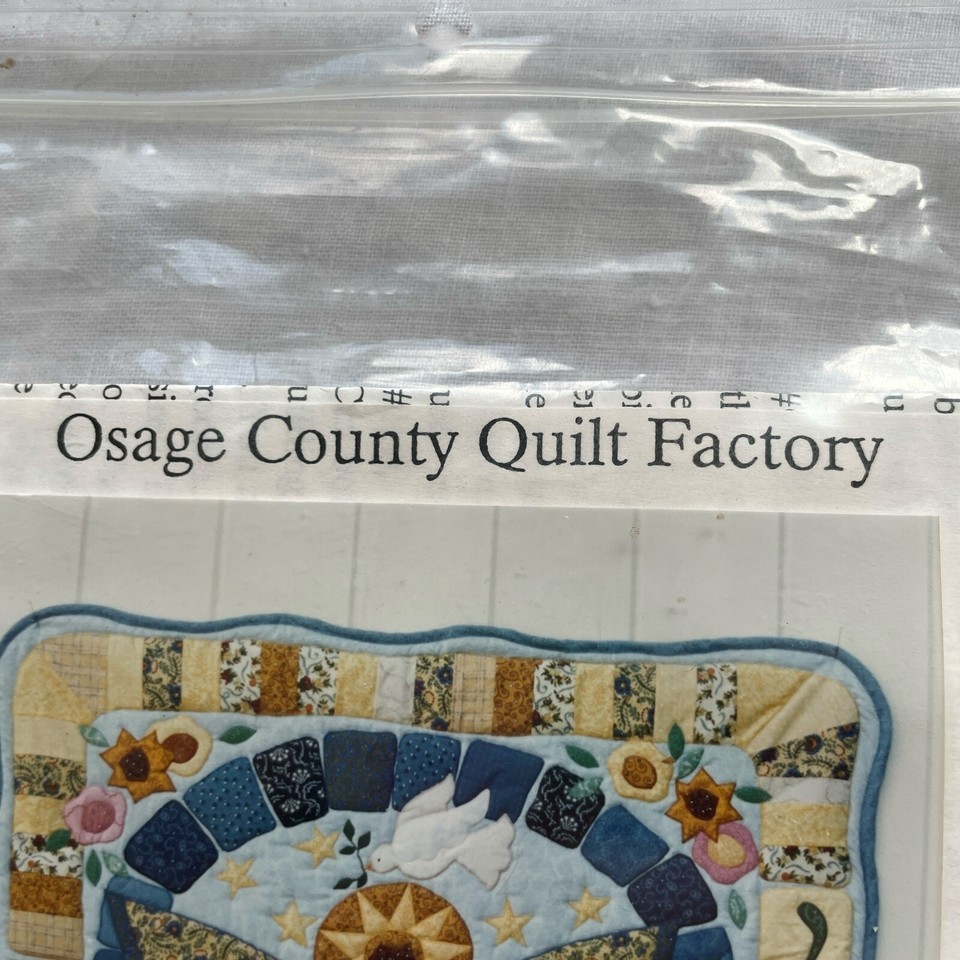 Osage County Quilt Factory PATTERN Garden Angel Wall Hanging  Uncut Item image 5