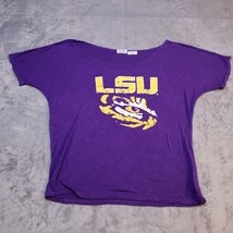 Simply Sporty LSU TShirt Womens Large Casual Fighting Tigers New Orleans College - £8.68 GBP