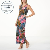 Antthony Originals Women&#39;s Printed Knit Tank Maxi Dress Plus Size 1X Mul... - €25,81 EUR