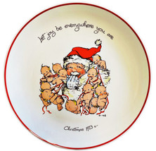 Kewpie Doll Santa Claus Collectors Plate 1973 Rose O’Neill Christmas Joy Vintage - £15.89 GBP