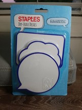 1 Pack of 3 Magnetic Dry Erase Decals, Blue. About 3 to 5 inches. New - $13.74