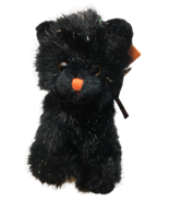 Russ SCREECH Plush Black Cat Halloween Sparkly Kitten Stuffed Animal TAG... - $53.50 CAD