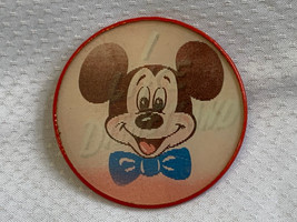 Vtg 1960&#39;s Walt Disney Holographic Button Pin &quot;Mickey Mouse / I Like Dis... - $29.95