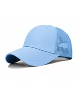 Mens Womens Trucker Hat Mesh Back Plain Snapback Baseball Cap Blank Viso... - $13.99