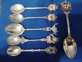 Vintage 800 Silver Sterling Silver 925 Collector Spoons Free Shipping - $139.99