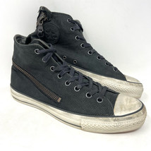 John Varvatos x Converse Mens All Star Chuck Taylor Sz 10.5 Black Leathe... - $98.95