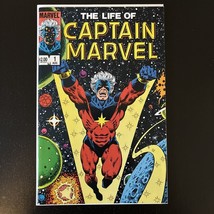 The Life Of Captain Marvel #1 Iron Man, Thanos Marvel Comics 1985 NM- Or Better - $14.84