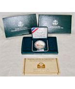 1992-P $1 COLUMBUS QUINCENTENARY COMMEMORATIVE ENCAPSULATED SILVER COIN ... - $1,284.98 MXN