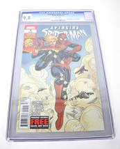Avenging Spider-Man 9 Marvel 2012 NM+ CGC 9.8 1st Carol Danvers Captain Marvel - £670.19 GBP