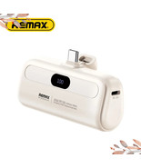 Remax 5000mAh Ultra-Thin Fast Charging Power Bank – LED Display, Type-C ... - $15.79 CAD