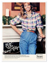 Print Ad Sears Cheryl Tiegs 80s Fashion Vintage 1982 Magazine Advertisement - £7.72 GBP