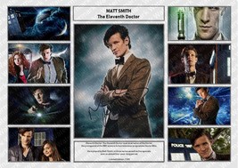 5056 matt smith the eleventh doctor who A4 signed limited edition pre printed me - £7.99 GBP