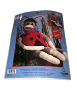 Sock Monkey #46269 Lady Bug Kit Vintage Leisure Arts - £10.91 GBP