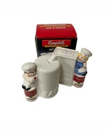 Campbells Soup Kids Kitchen Salt &amp; Pepper Shakers Vintage 1996 Westwood ... - $234.73 MXN