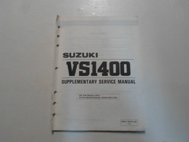 1996 Suzuki VS1400 Glft Glpt Supplementary Service Manual Minor Wear Stains Oem - $20.04