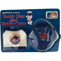 Teddy Tees by Applause MLB Baseball New York Mets Dated 1987 Doll Toy Clothing - £7.52 GBP