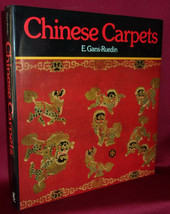 E Gans-Ruedin CHINESE CARPETS First edition Color Art plates Hardcover DJ in Box - £56.37 GBP