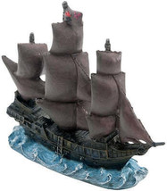 Black Pearl Resin Aquarium Ornament - Pirates of the Caribbean Theme - £9.49 GBP