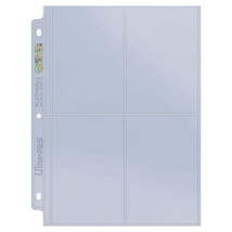 Box of 100 Ultra Pro Platinum Series Pages 4-Pocket  - $15.67