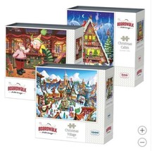 Boardwalk Jigsaw Puzzles Christmas Wonderland 3-Pack Resealable Storage Bag - $69.99