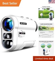 Rechargeable Golf Laser Rangefinder - Slope Function, Pin Lock, Vibratio... - $75.75 CAD