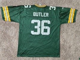 Leroy Butler Green Bay Packers Green &amp; Gold Puma Jersey #36 - XL - $39.99