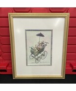 Bob Holloway Dolls In Antique Stroller Print 239 Of 600 Professionally F... - $61.39 CAD