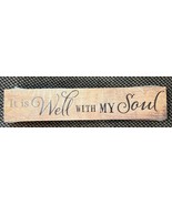 it is well with my soul wood sign  hobby lobby mdf - $9.78