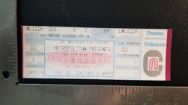 METALLICA - VINTAGE DEC. 20, 1991 UNIONDALE, NEW YORK MINT WHOLE CONCERT... - $30.00