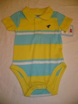 Wrangler Creeper Boy&#39;s 3-6 MONTHS Blue &amp; Yellow Striped  NEW - £7.11 GBP