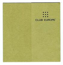 British Airways Club Europe Hebrew &amp; English Menu Israel - $24.72