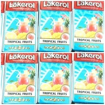 (Pack of 6) Lakerol Tropical Fruit Sugarfree Pastilles 27g - £17.91 GBP