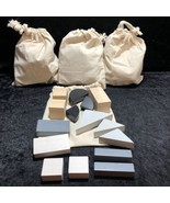 Mathematics Fractions Wood Fraction Blocks 4 Complete Sets - $27.12 CAD
