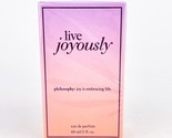 Live Joyously By Philosophy 2 Fluid Ounces Eau De Parfum Spray For Women - £21.61 GBP