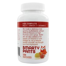 SmartyPants All-in-One Multivitamin + Omega 3 + Vitamin D For Kids, 120 Gummies - £21.86 GBP