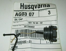 OEM Husqvarna 41 55, 55 Rancher 137 141 154 254 262 261 Chainsaw Oil Cap New (od - $13.09