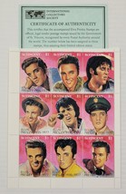 *R) Elvis Presley - St Vincent - 15th Anniversary Of His Death - 9 Stamps Sheet - £7.82 GBP