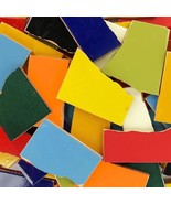 Broken Mexican Talavera Tiles Set Bulk Mosaic Solid 10 pounds - $1,486.52 MXN