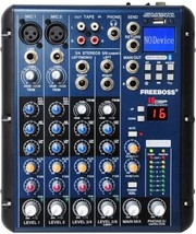 CMX Audio MX6U Professional 6-Channel Mixing Console, +48V Phantom Power - £216.14 GBP