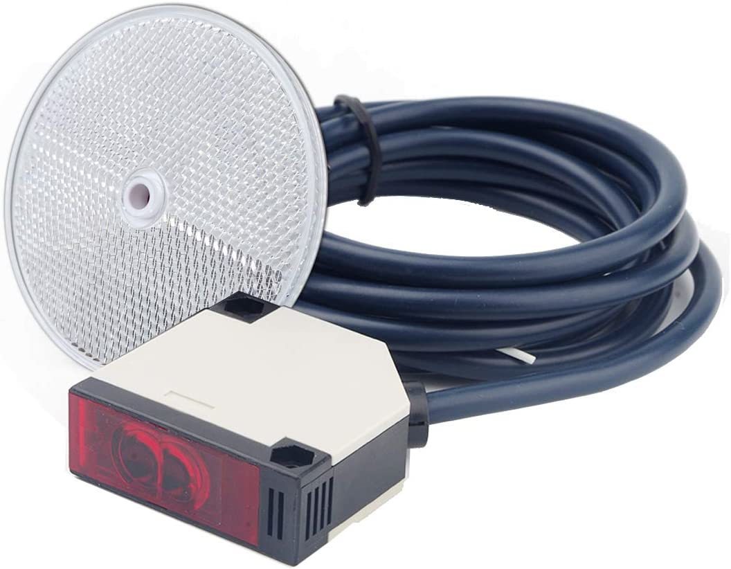 Mageway Indoor E3Jk-R4M1 Retro-Reflective Photoelectric Beam Sensor 12-2... - $31.92